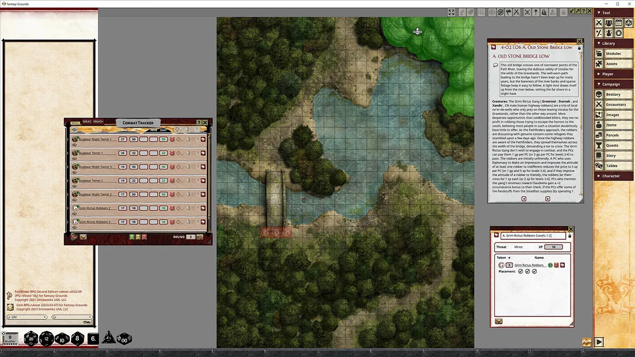 Fantasy Grounds - Pathfinder 2 RPG - Pathfinder Society Scenario #4-02: Return to the Grave Screenshot 4