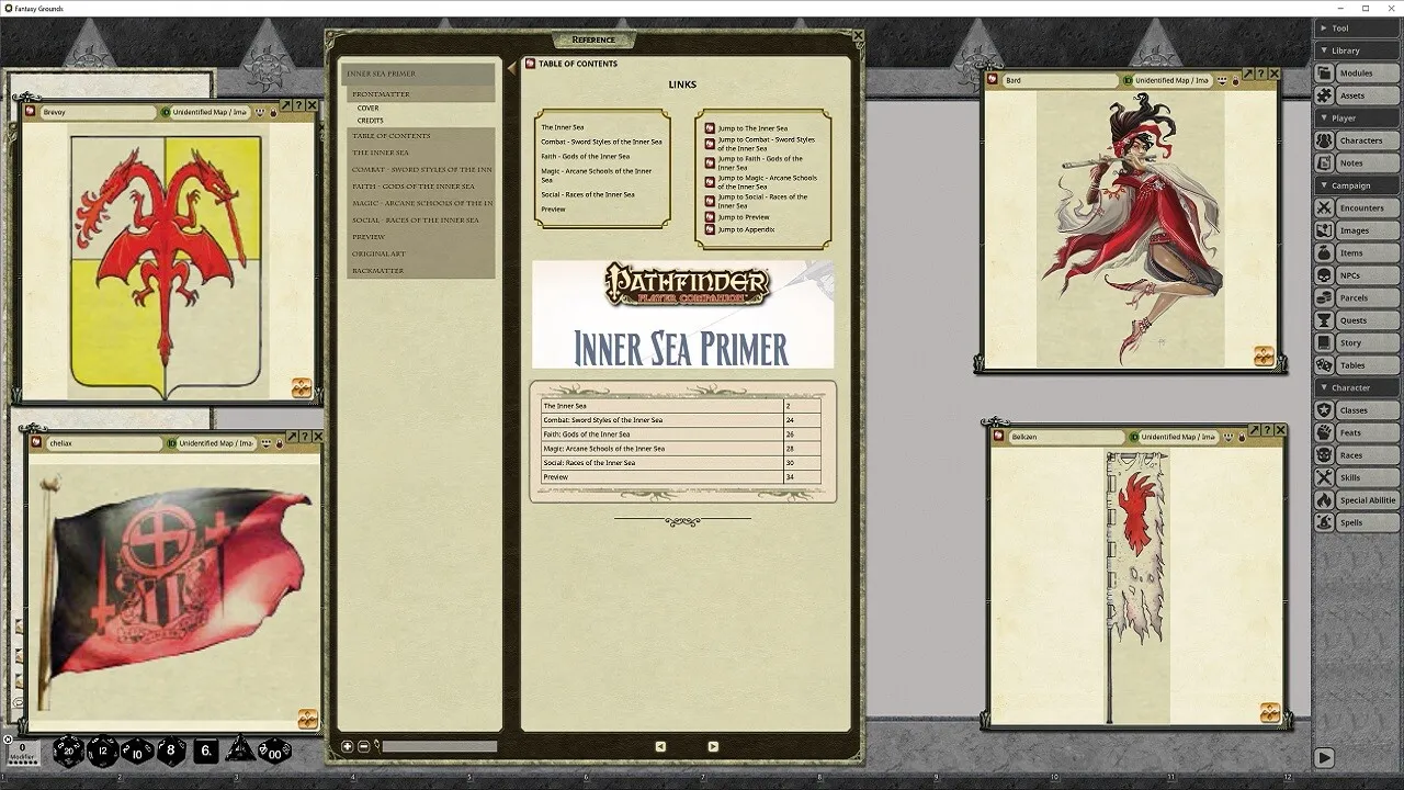 Fantasy Grounds - Pathfinder RPG - Pathfinder Companion: Inner Sea Primer Screenshot 2