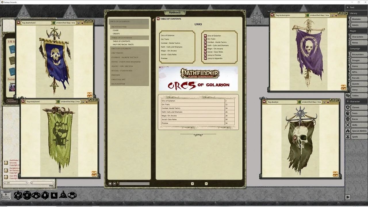 Fantasy Grounds - Pathfinder RPG - Pathfinder Companion: Orcs of Golarion Screenshot 2