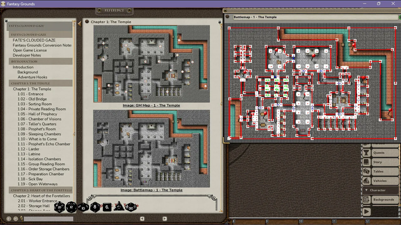 Fantasy Grounds - Fate's Clouded Gaze Screenshot 1