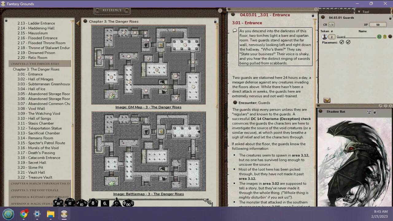 Fantasy Grounds - Fate's Clouded Gaze Screenshot 3