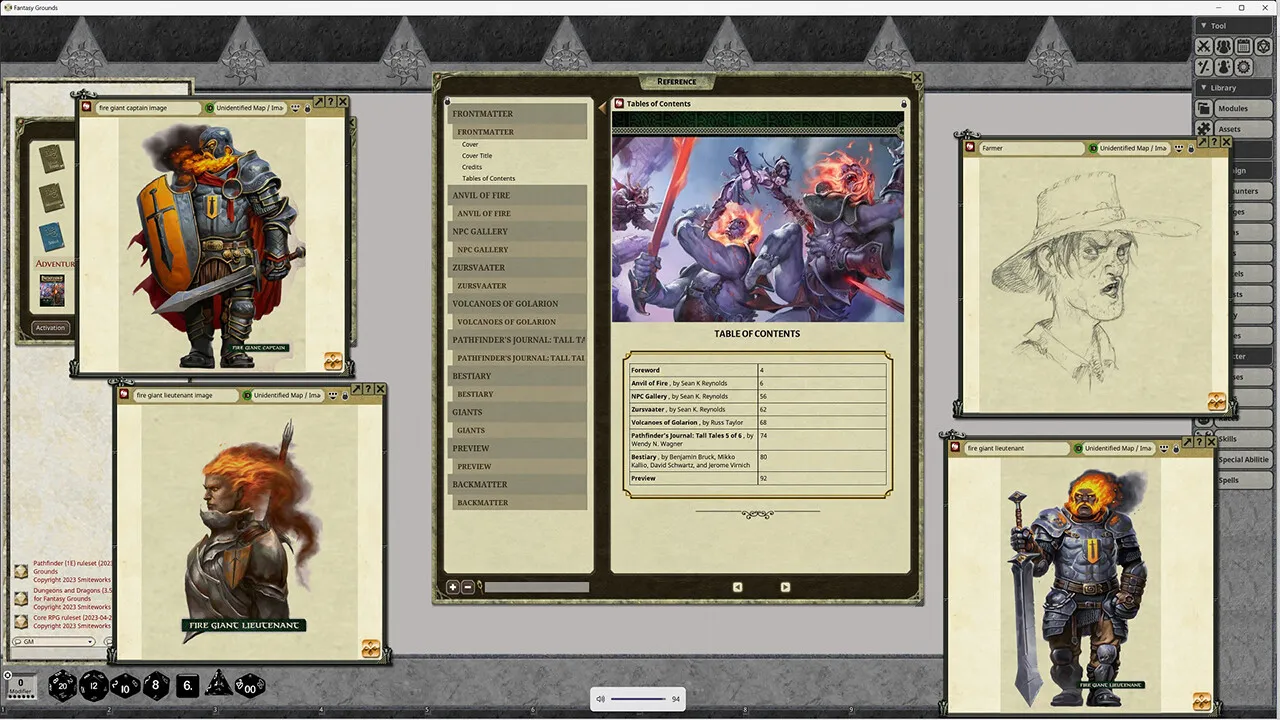 Fantasy Grounds - Pathfinder RPG - Giantslayer AP 5: Anvil of Fire Screenshot 1
