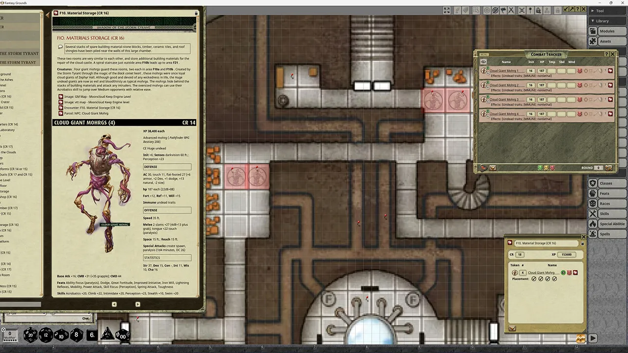 Fantasy Grounds - Pathfinder RPG - Giantslayer AP 6: Shadow of the Storm Tyrant Screenshot 2