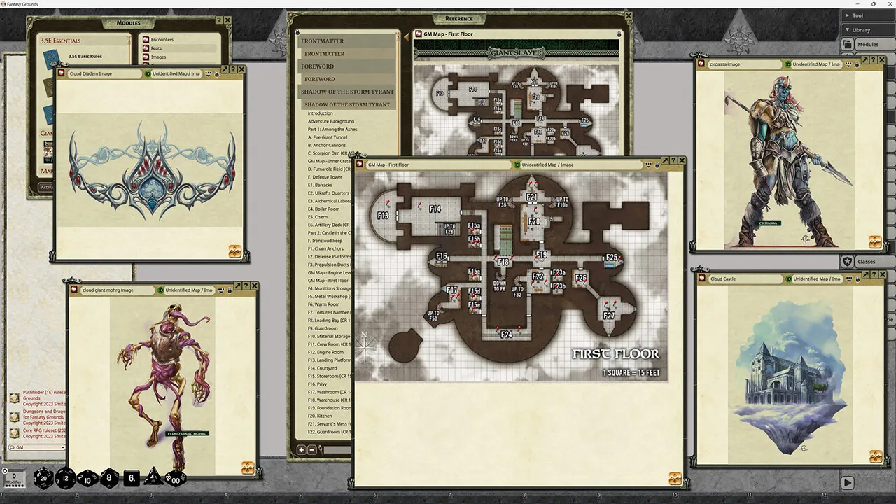 Fantasy Grounds - Pathfinder RPG - Giantslayer AP 6: Shadow of the Storm Tyrant Screenshot 0