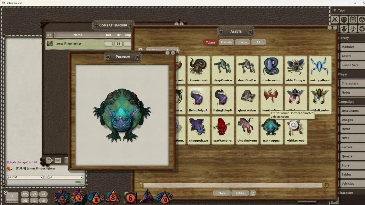 Fantasy Grounds - Devin Night Animated Token Pack 162: Cosmic Horrors Screenshot 3