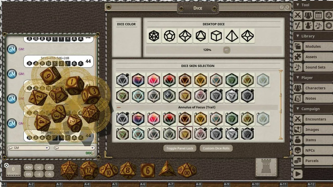 Fantasy Grounds - Annulus of Focus Dice Pack Screenshot 3
