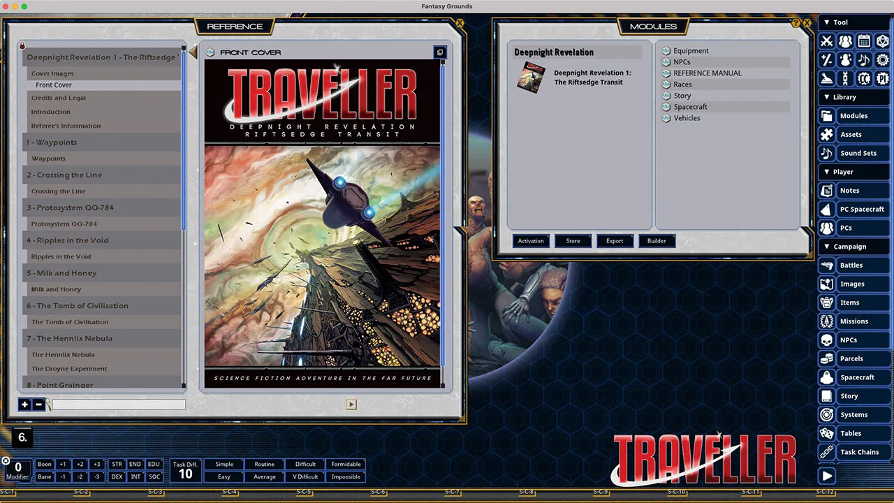 Fantasy Grounds - Deepnight Revelation 1: Riftsedge Transit Screenshot 4
