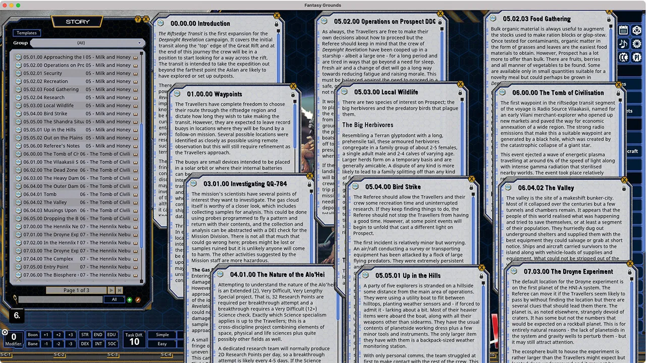 Fantasy Grounds - Deepnight Revelation 1: Riftsedge Transit Screenshot 5