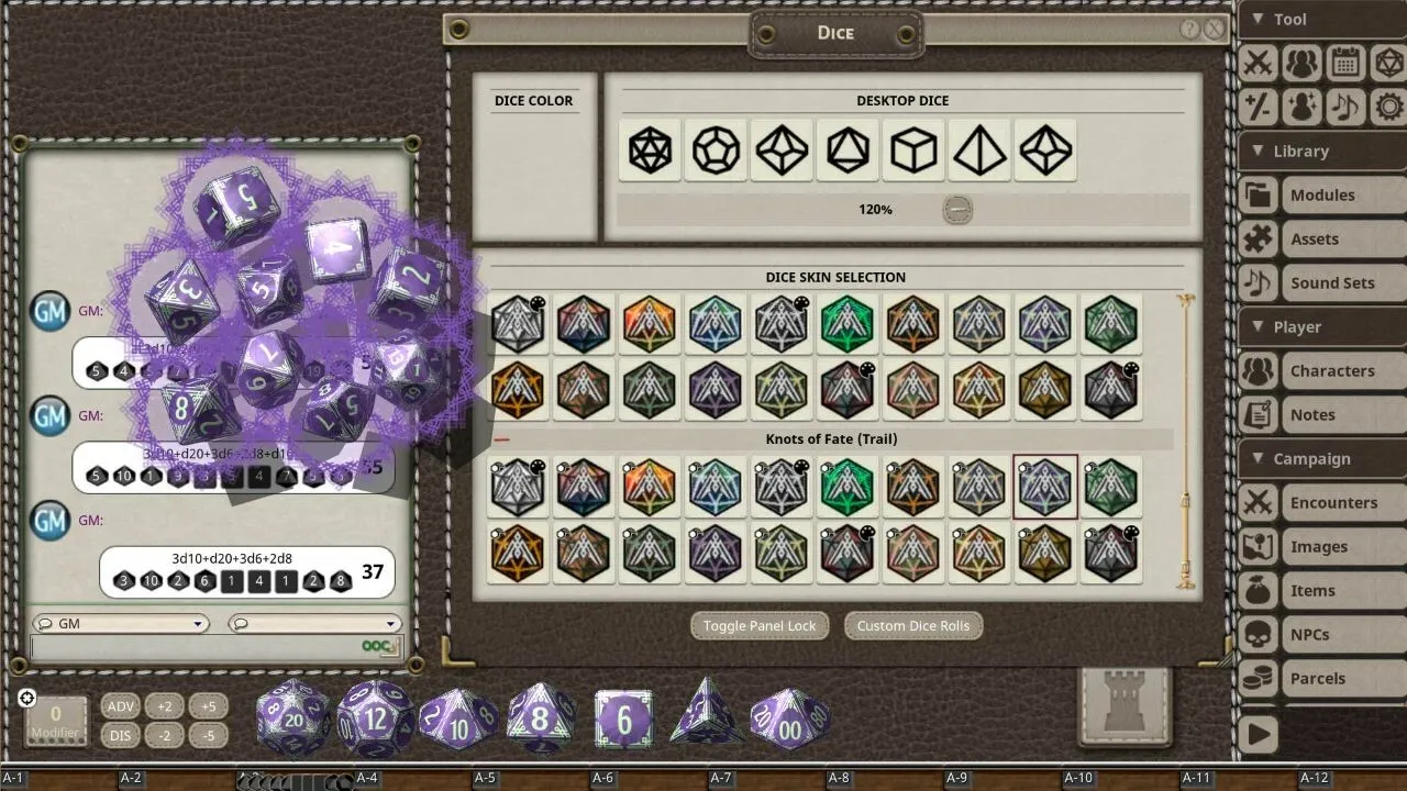 Fantasy Grounds - Knots of Fate Dice Pack Screenshot 0