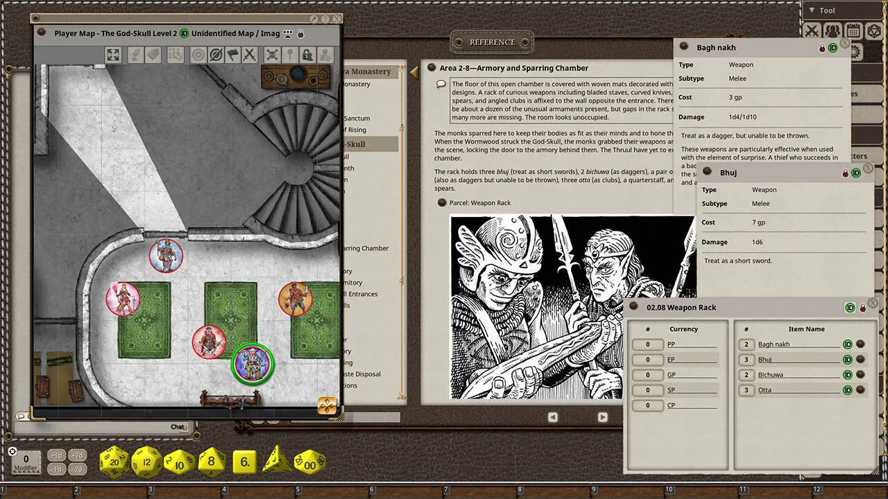 Fantasy Grounds - Dungeon Crawl Classics #98: Imprisoned in the God-Skull Screenshot 3