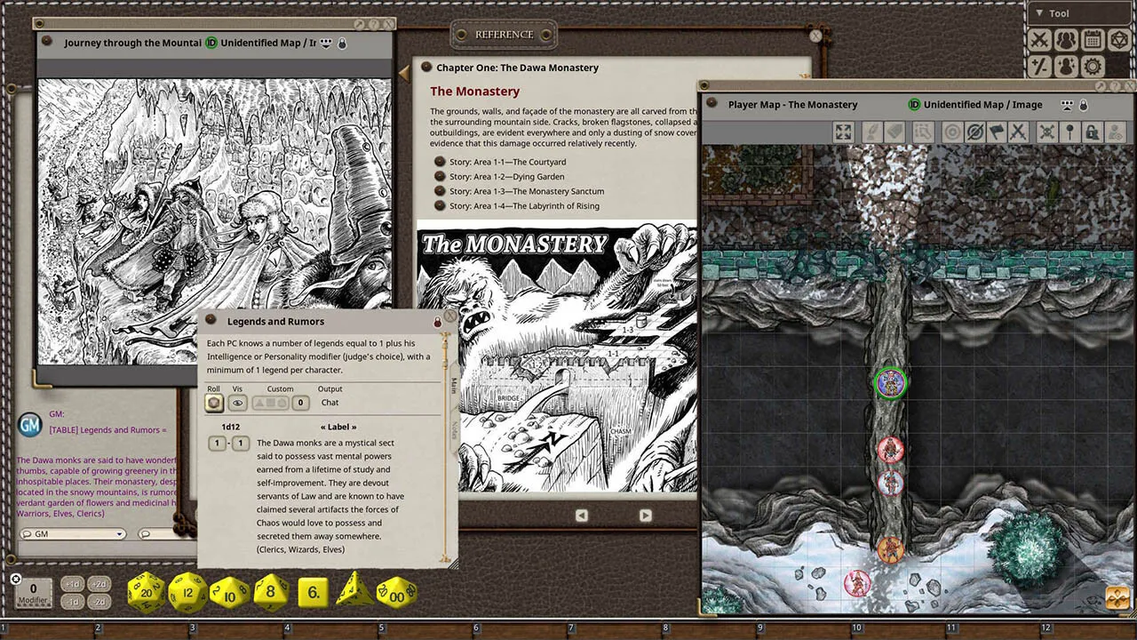 Fantasy Grounds - Dungeon Crawl Classics #98: Imprisoned in the God-Skull Screenshot 5