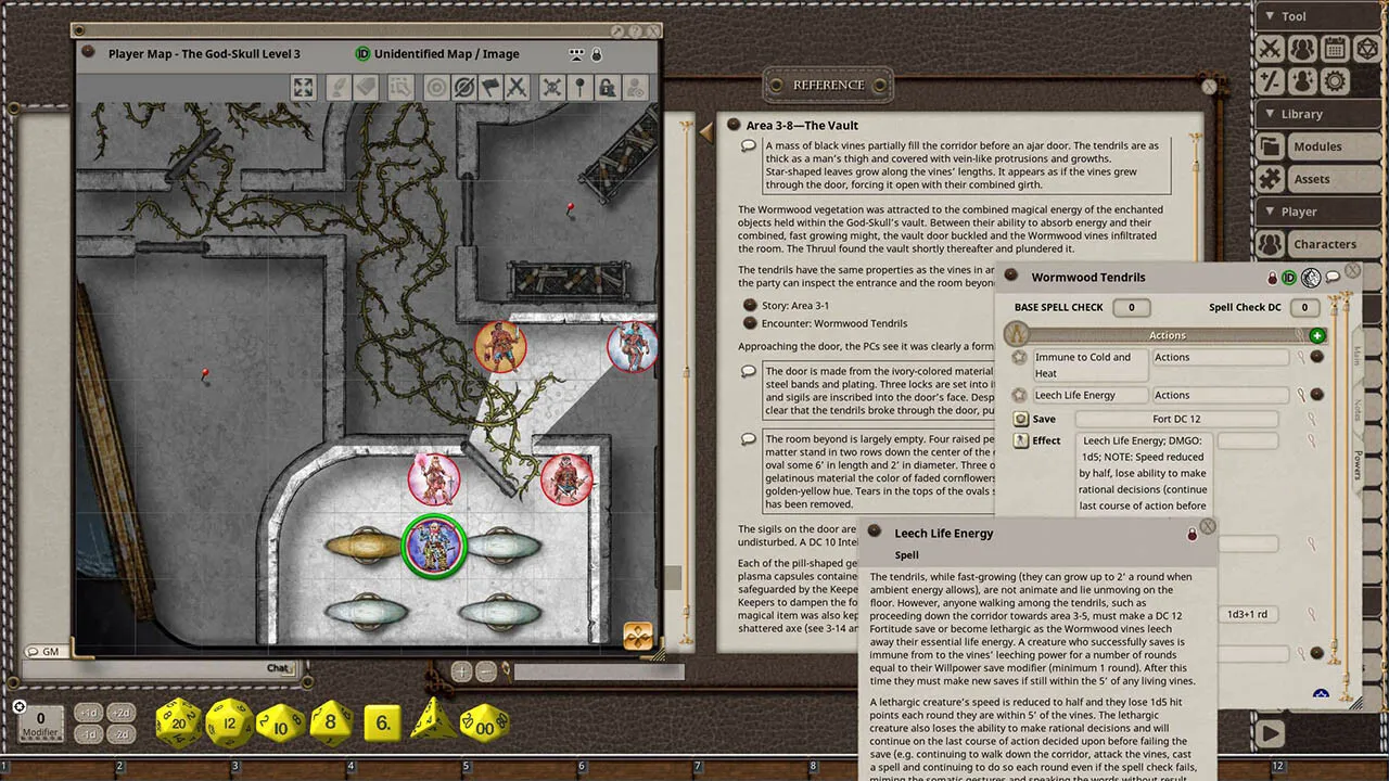 Fantasy Grounds - Dungeon Crawl Classics #98: Imprisoned in the God-Skull Screenshot 0