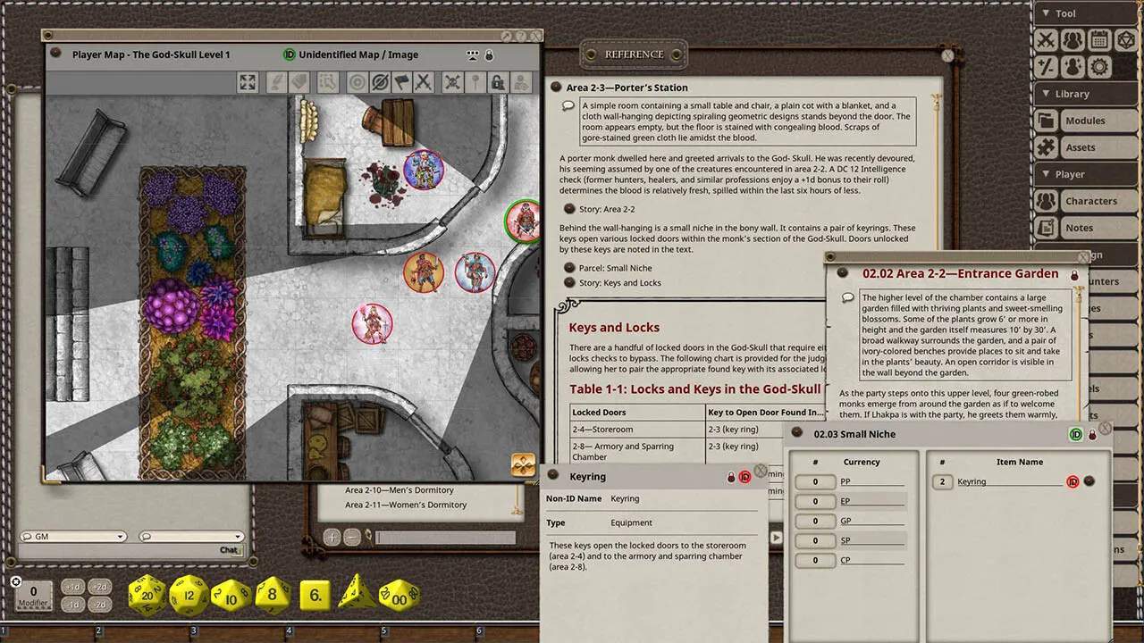 Fantasy Grounds - Dungeon Crawl Classics #98: Imprisoned in the God-Skull Screenshot 2