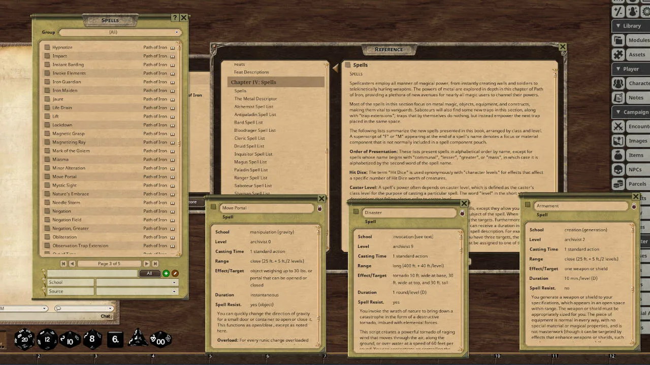 Fantasy Grounds - Path of Iron Screenshot 1