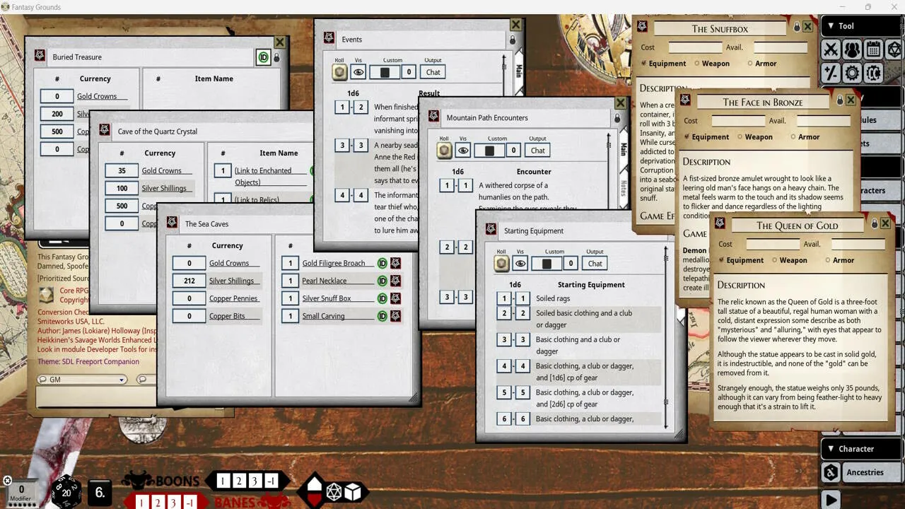 Fantasy Grounds - Shadow of the Demon Lord The Queen Of Gold Screenshot 2