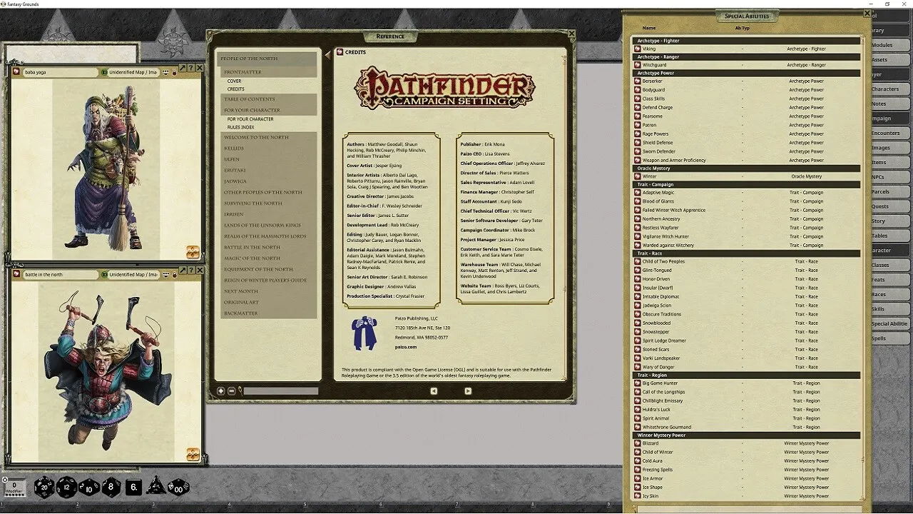 Fantasy Grounds - Pathfinder RPG - Player Companion People of the North Screenshot 4