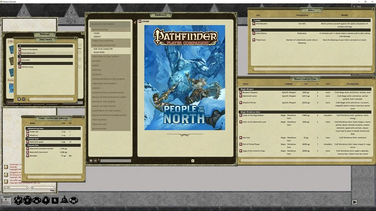 Fantasy Grounds - Pathfinder RPG - Player Companion People of the North Screenshot 3