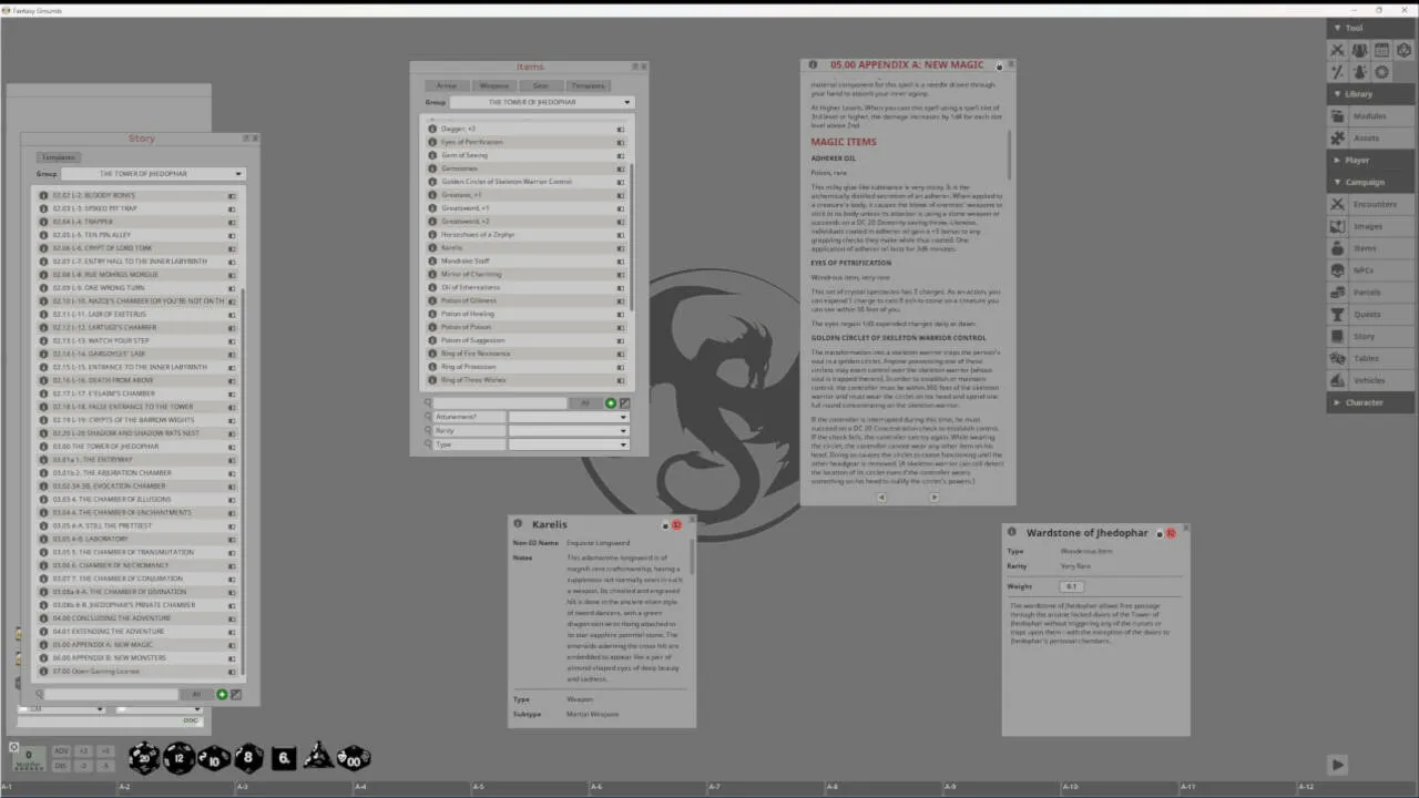 Fantasy Grounds - The Tower of Jhedophar Screenshot 0