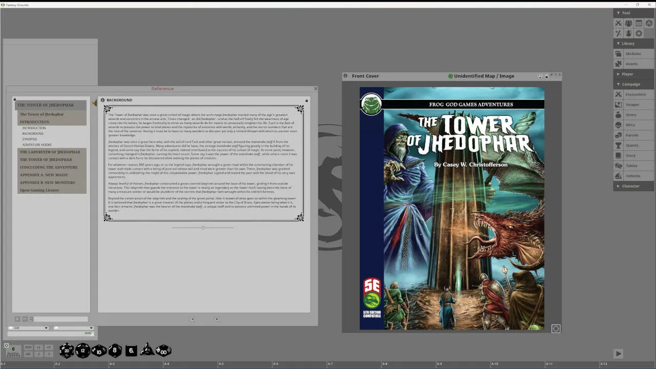 Fantasy Grounds - The Tower of Jhedophar Screenshot 3