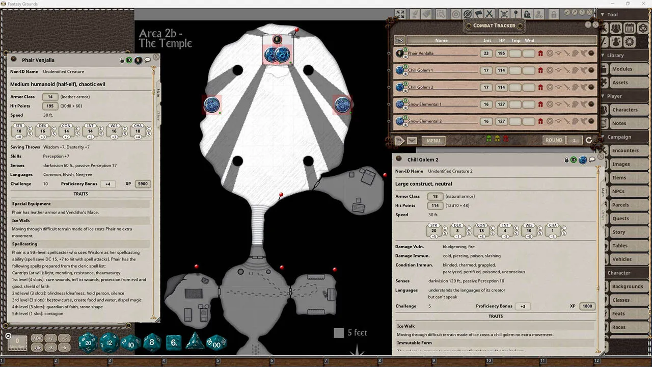 Fantasy Grounds - Fifth Edition Fantasy #9: The Fallen Temple Screenshot 0