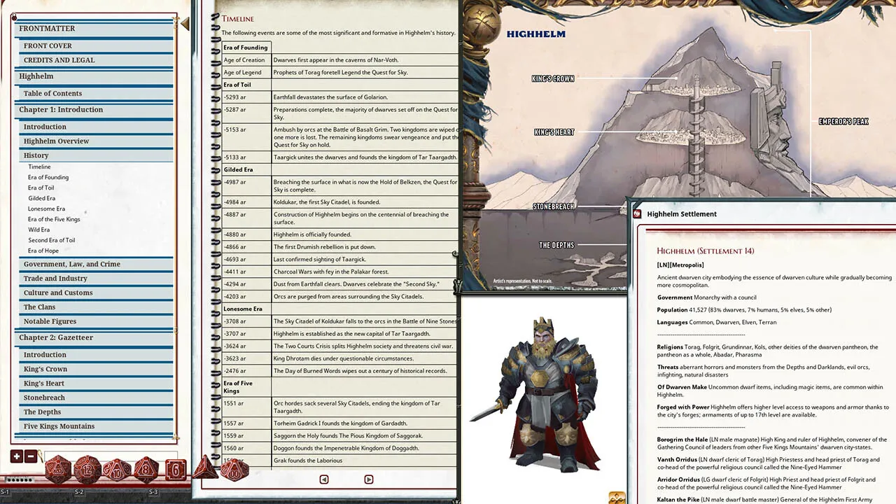 Fantasy Grounds - Pathfinder 2 RPG - Lost Omens: Highhelm Screenshot 6