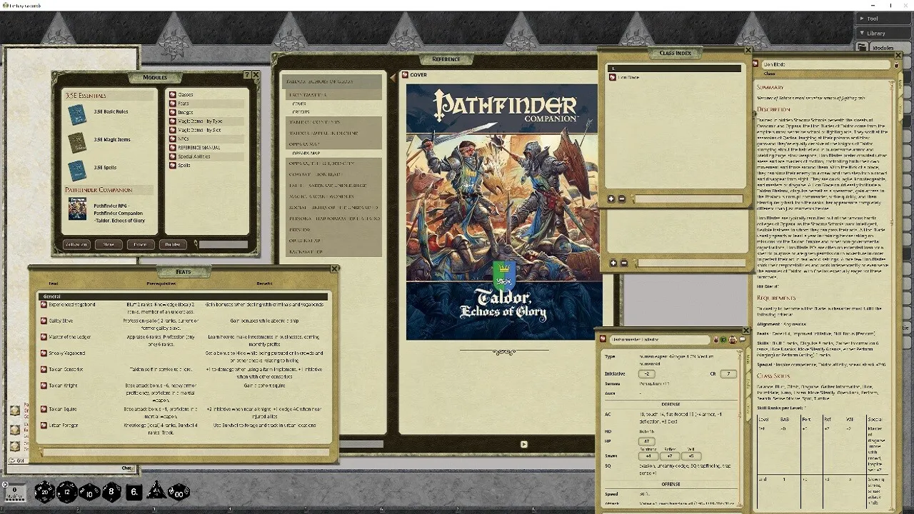 Fantasy Grounds - Pathfinder RPG - Pathfinder Companion Taldor Echoes of Glory Screenshot 3
