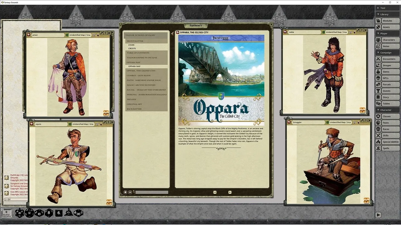 Fantasy Grounds - Pathfinder RPG - Pathfinder Companion Taldor Echoes of Glory Screenshot 0