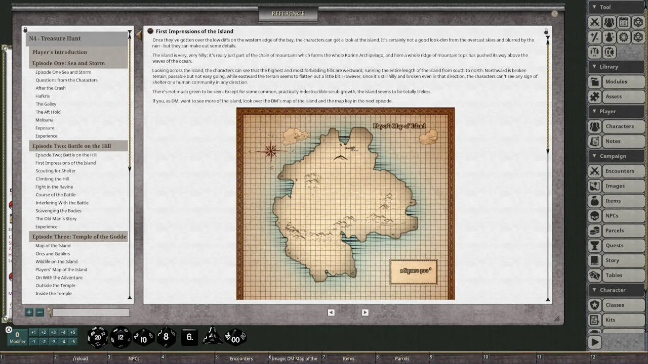 Fantasy Grounds - D&D Classics: N4 Treasure Hunt Screenshot 1
