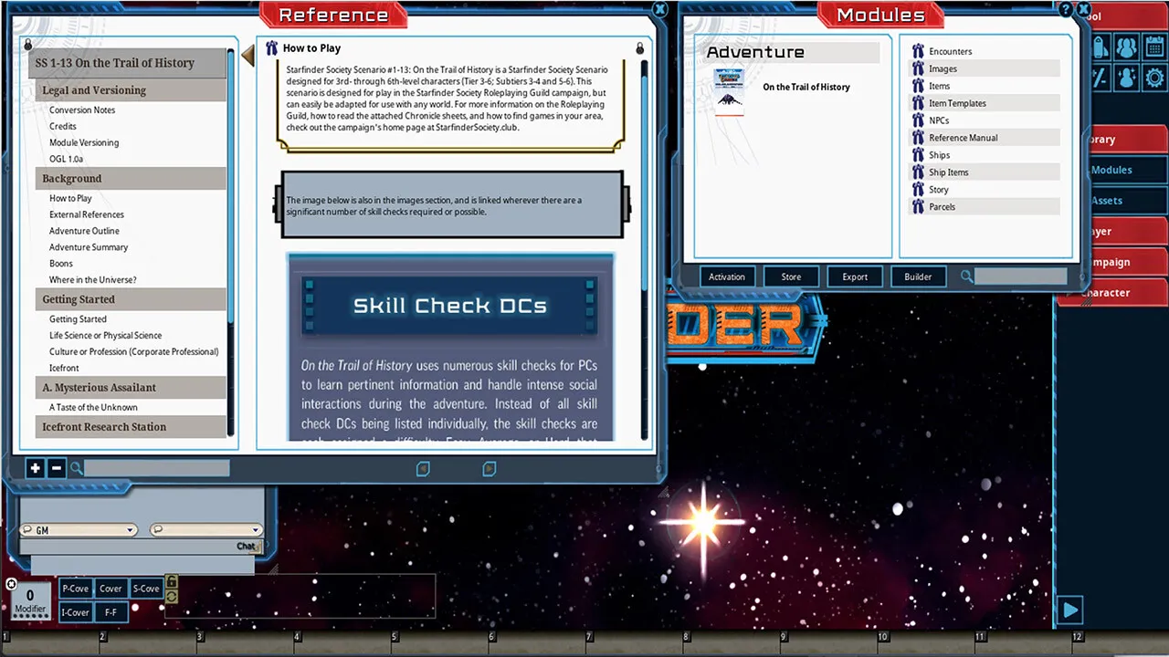 Fantasy Grounds - Starfinder RPG - Starfinder Society #1-13 On the Trail of History Screenshot 3