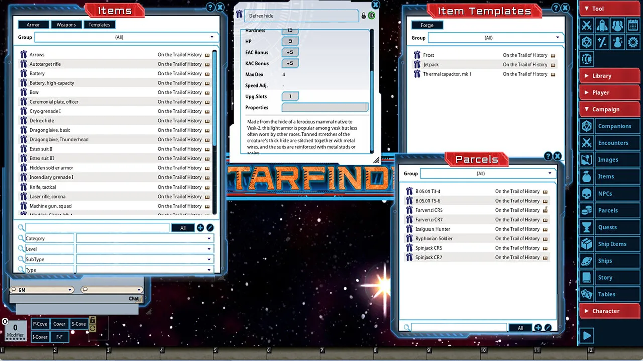 Fantasy Grounds - Starfinder RPG - Starfinder Society #1-13 On the Trail of History Screenshot 0