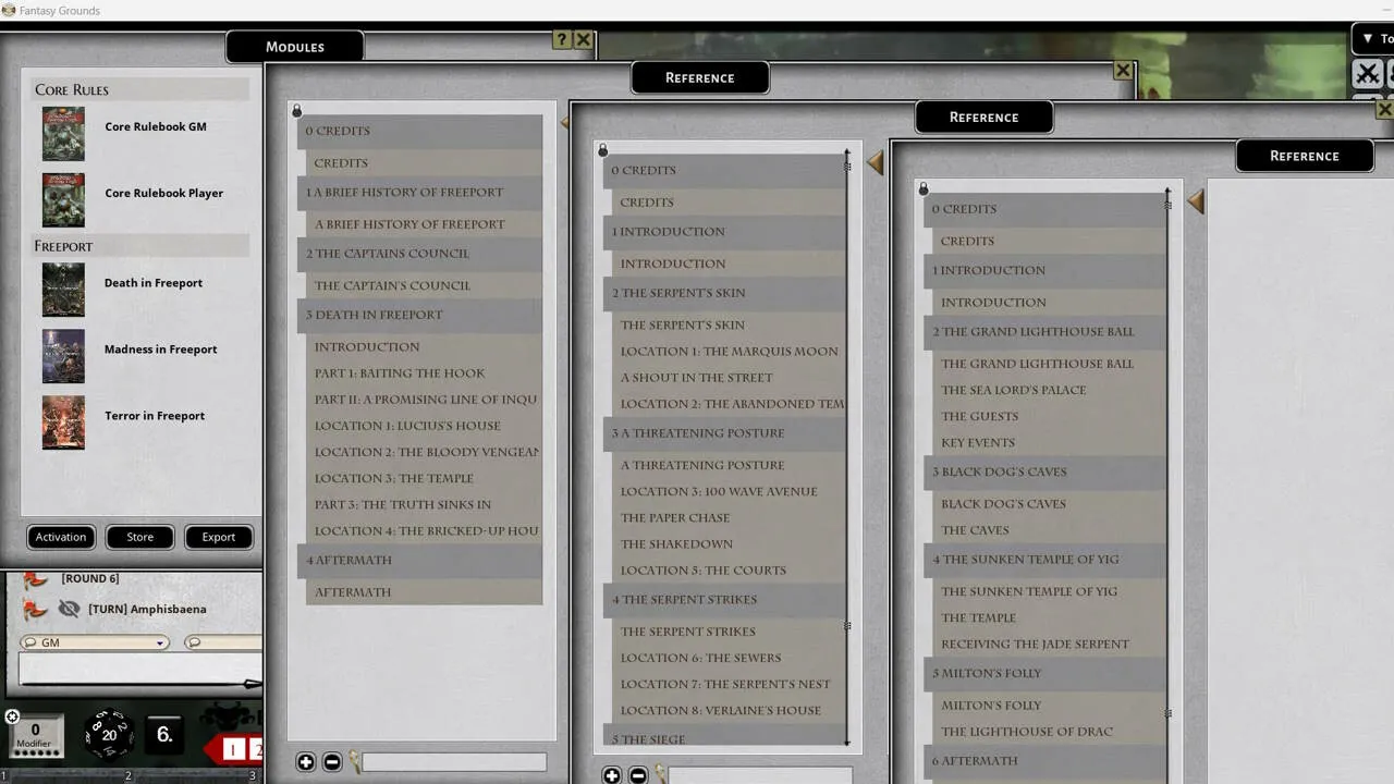 Fantasy Grounds - Shadow of the Demon Lord Freeport Trilogy Screenshot 0