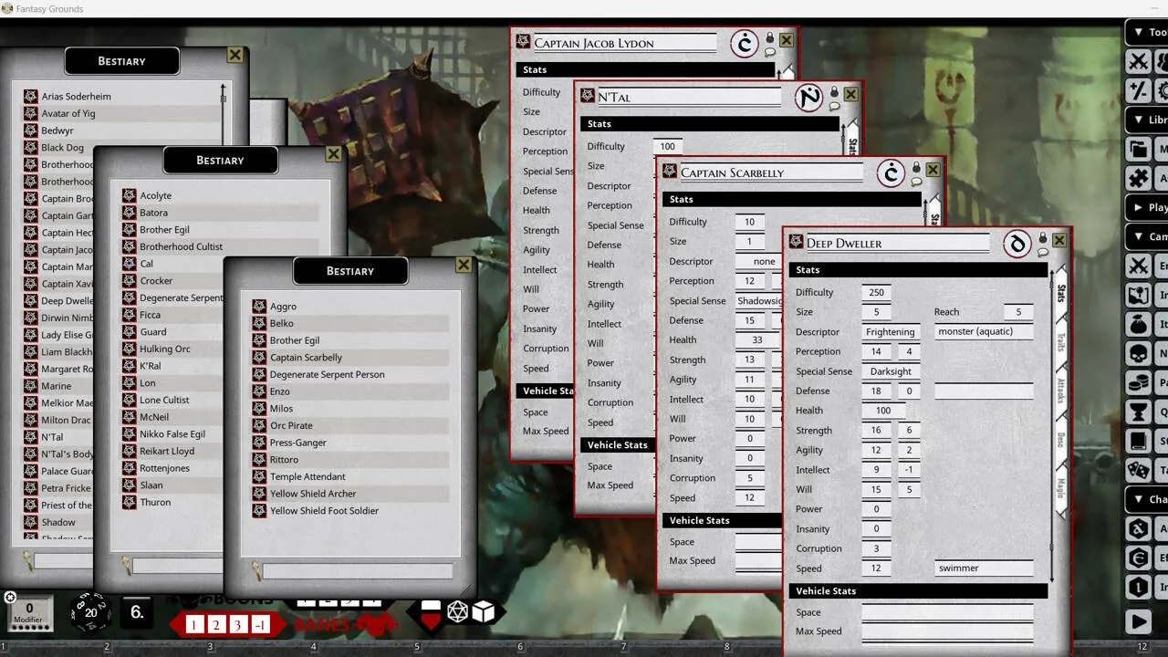 Fantasy Grounds - Shadow of the Demon Lord Freeport Trilogy Screenshot 5