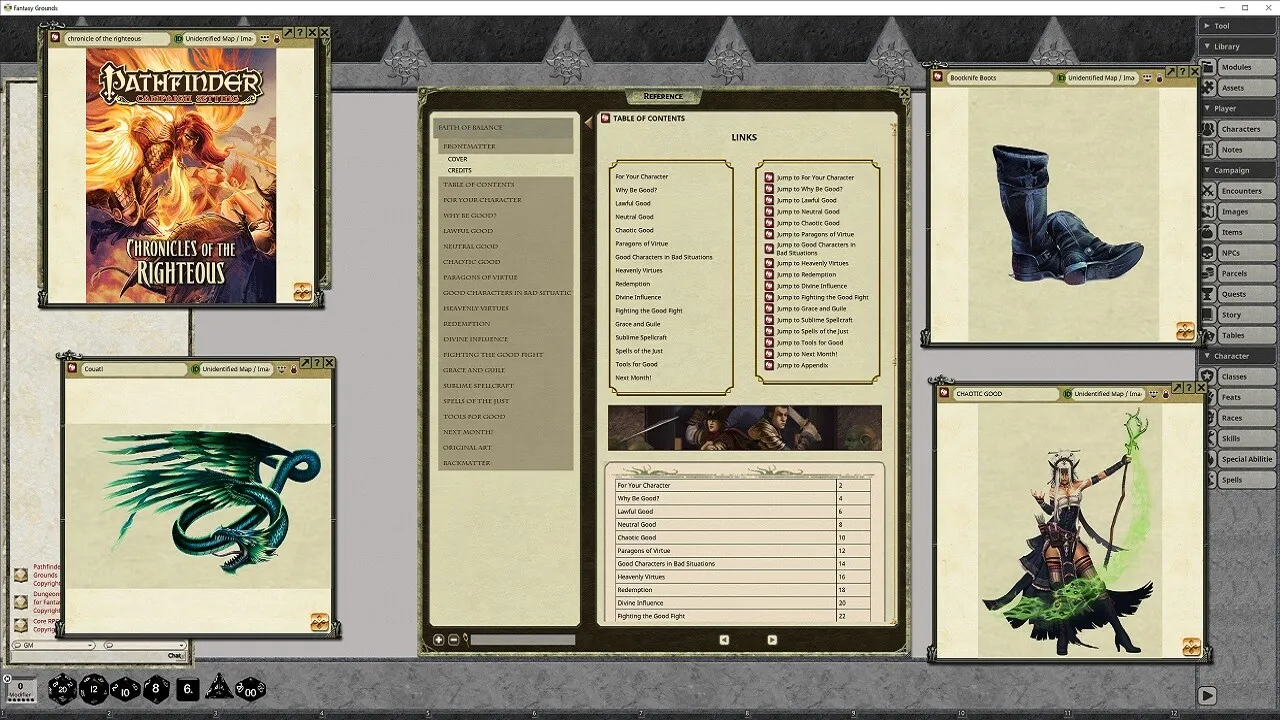 Fantasy Grounds - Pathfinder RPG - Pathfinder Companion: Champions of Purity Screenshot 3