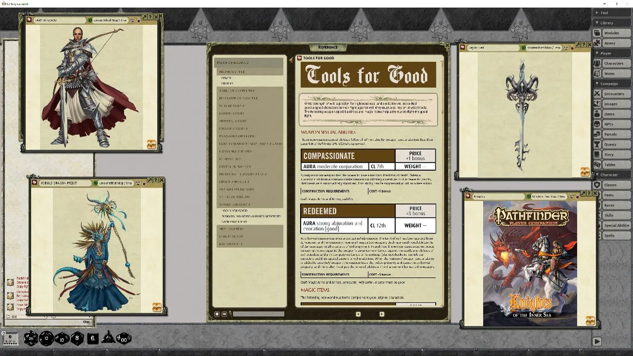 Fantasy Grounds - Pathfinder RPG - Pathfinder Companion: Champions of Purity Screenshot 1