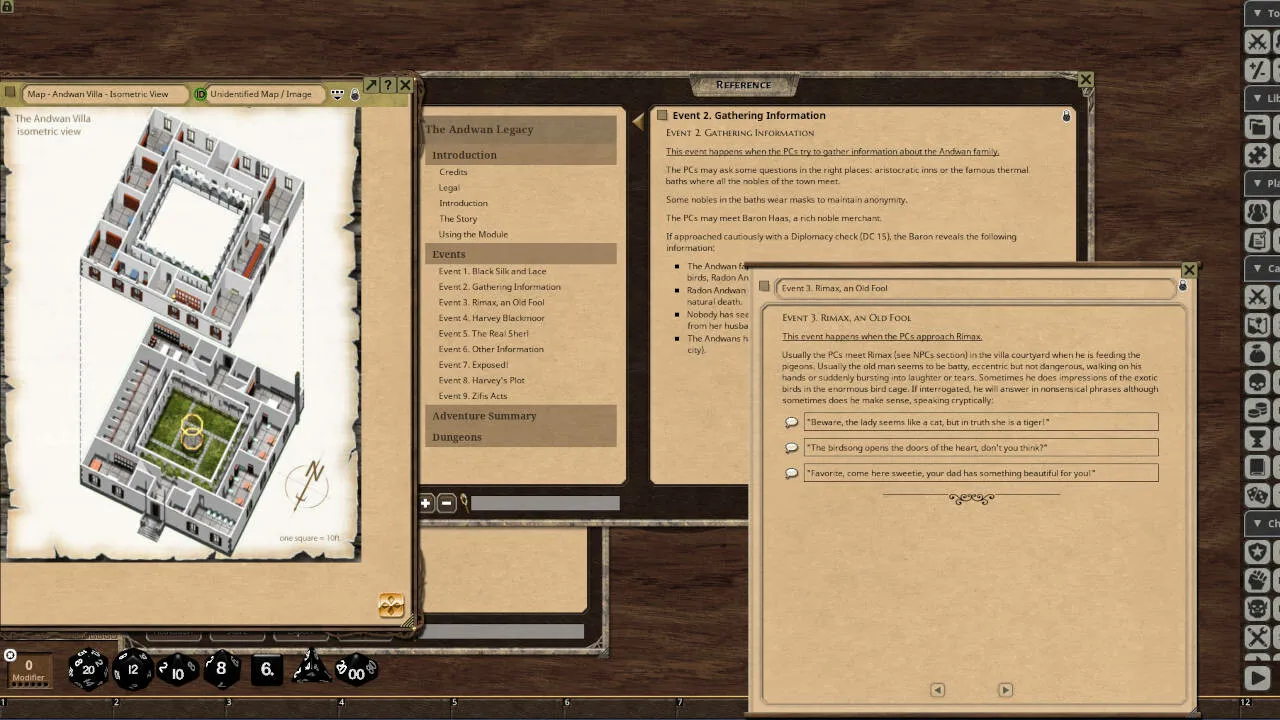Fantasy Grounds - The Andwan Legacy Screenshot 3