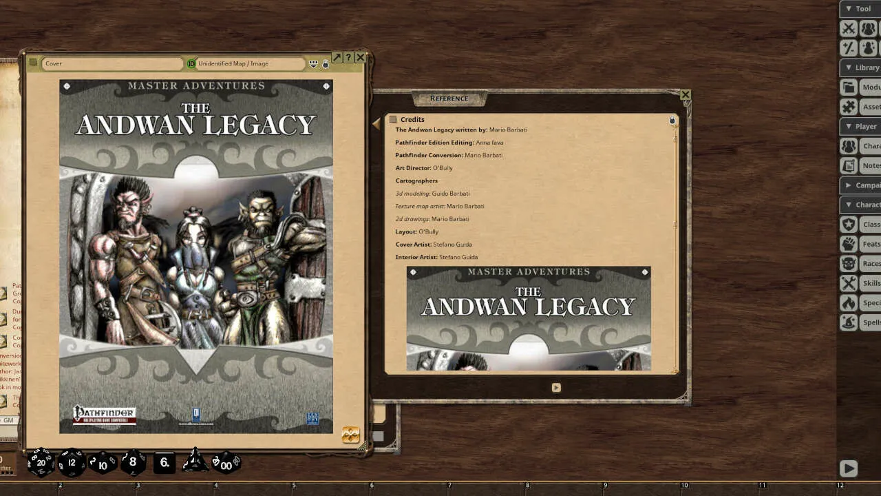 Fantasy Grounds - The Andwan Legacy Screenshot 1