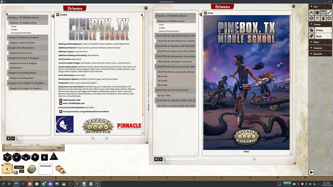 Fantasy Grounds - Pinebox Middle School Screenshot 4
