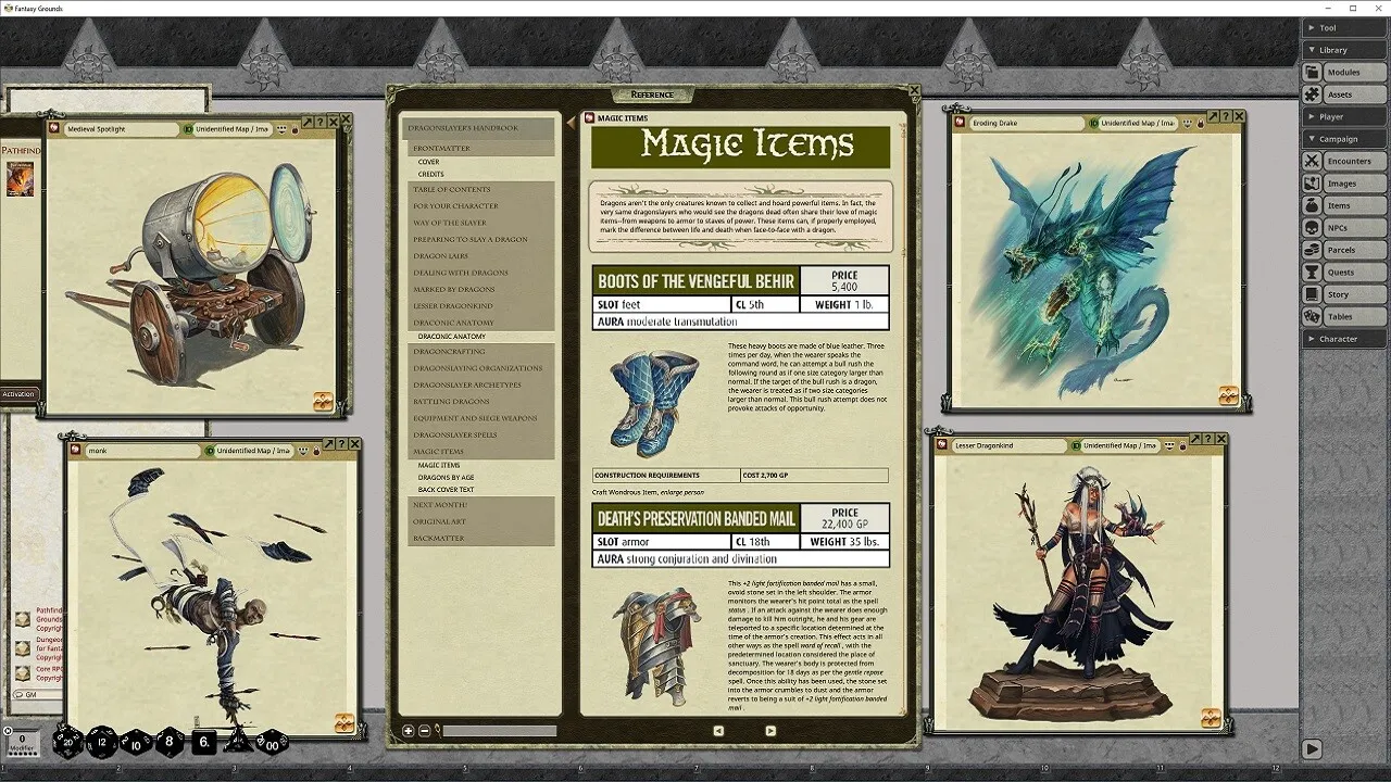 Fantasy Grounds - Pathfinder RPG - Pathfinder Companion: Dragonslayer's Handbook Screenshot 2