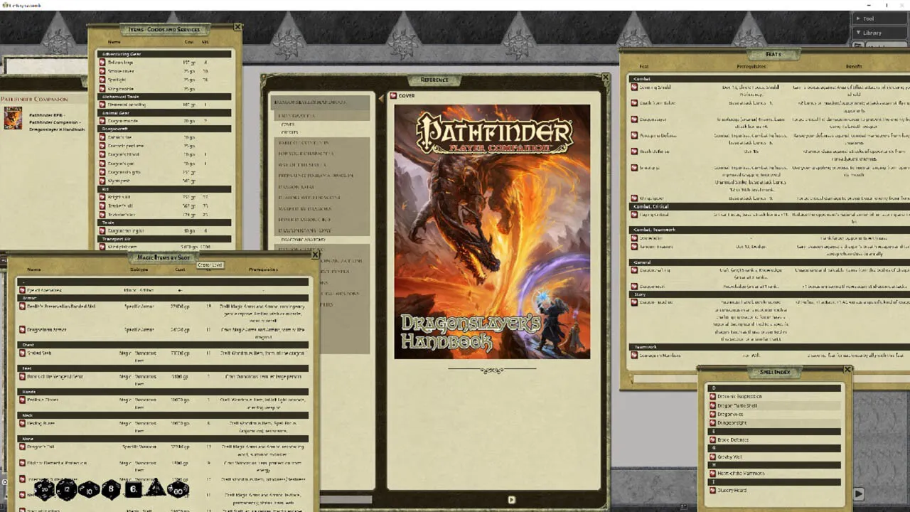 Fantasy Grounds - Pathfinder RPG - Pathfinder Companion: Dragonslayer's Handbook Screenshot 0