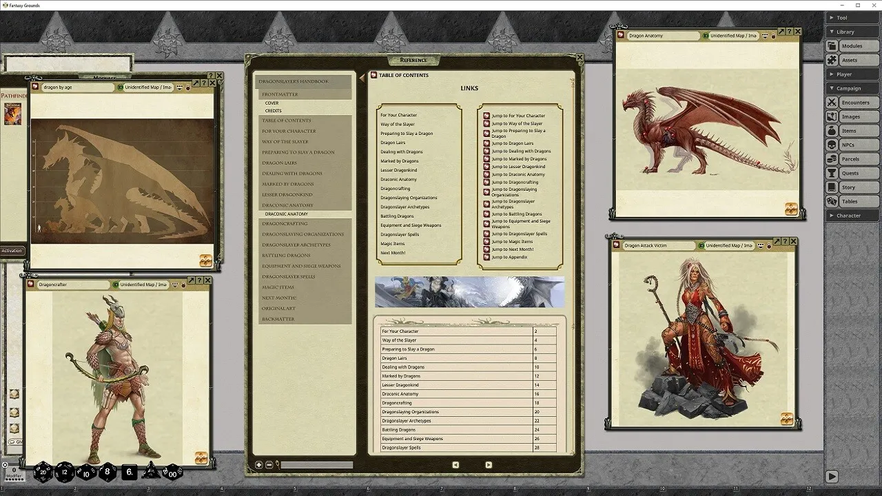 Fantasy Grounds - Pathfinder RPG - Pathfinder Companion: Dragonslayer's Handbook Screenshot 1