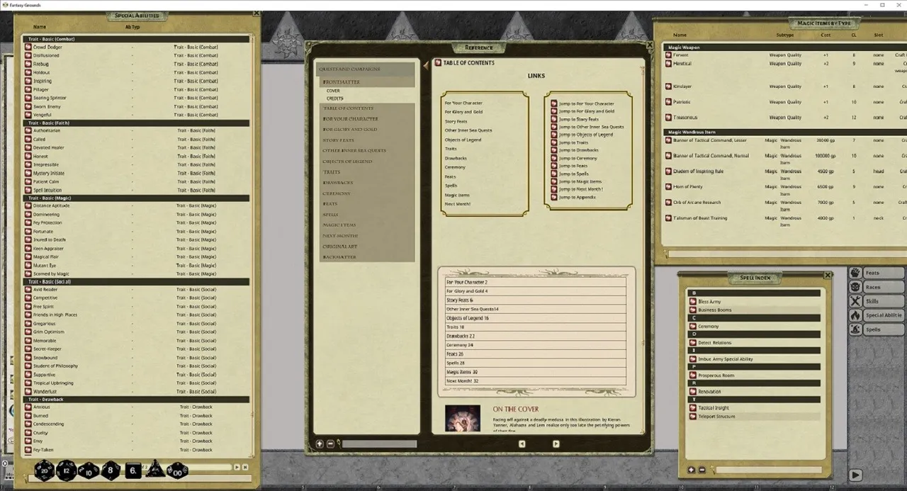 Fantasy Grounds - Pathfinder RPG - Pathfinder Companion: Quests and Campaigns Screenshot 0