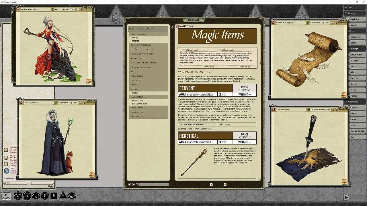 Fantasy Grounds - Pathfinder RPG - Pathfinder Companion: Quests and Campaigns Screenshot 2
