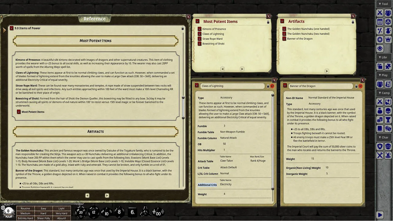 Fantasy Grounds - Oriental Companion Screenshot 4