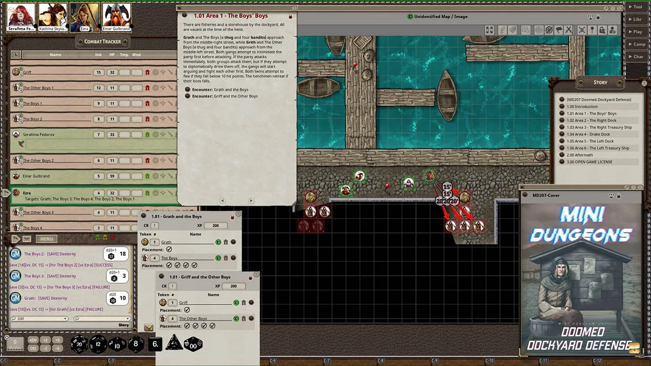 Fantasy Grounds - Mini-Dungeons Bundle #206-210 Screenshot 2