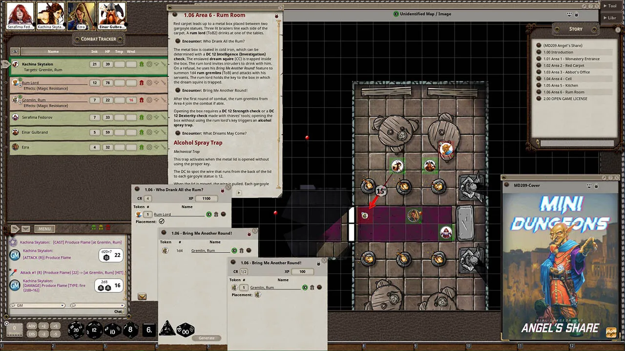 Fantasy Grounds - Mini-Dungeons Bundle #206-210 Screenshot 3