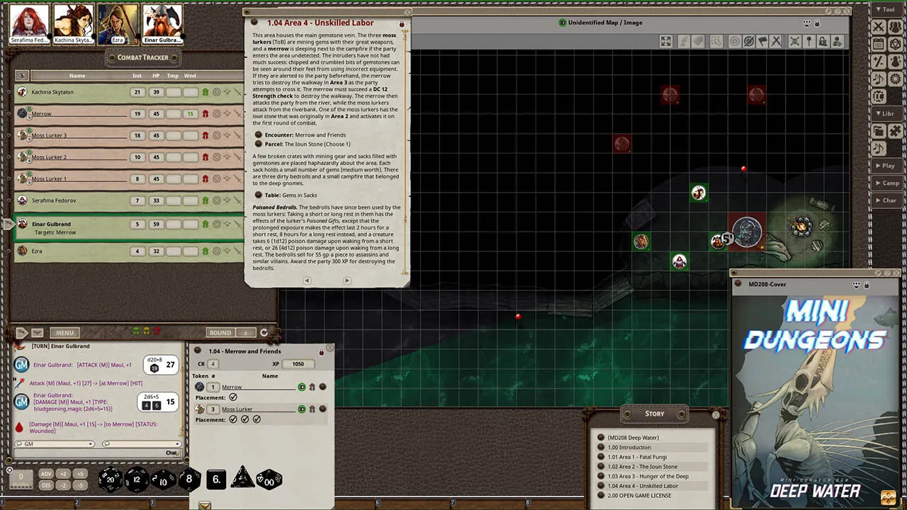 Fantasy Grounds - Mini-Dungeons Bundle #206-210 Screenshot 1