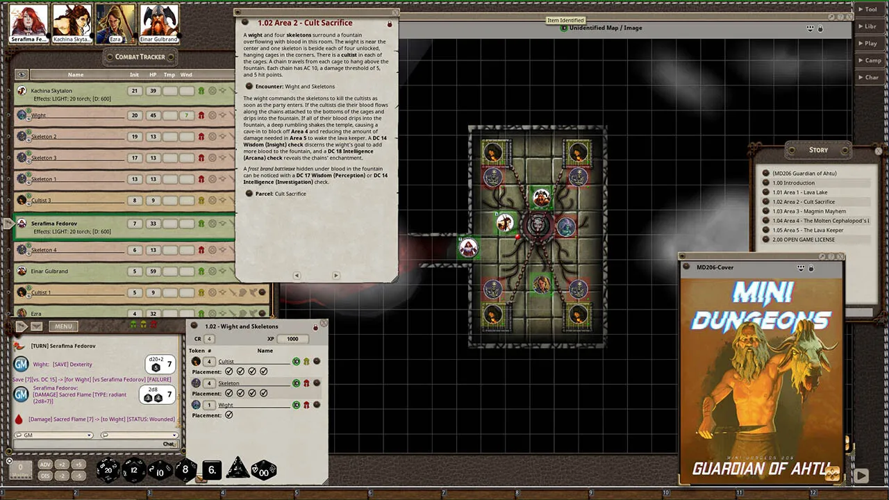 Fantasy Grounds - Mini-Dungeons Bundle #206-210 Screenshot 0