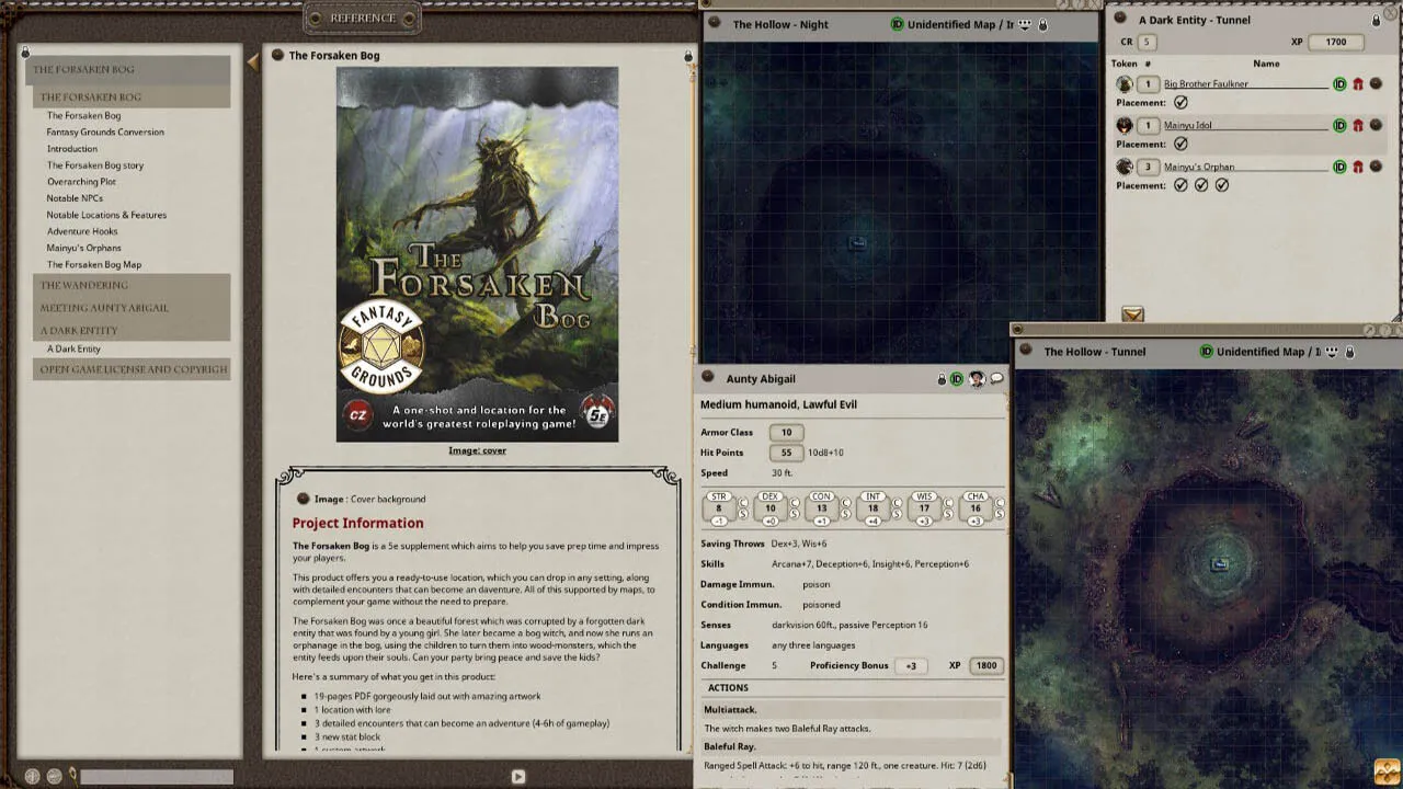 Fantasy Grounds - The Forsaken Bog Screenshot 0