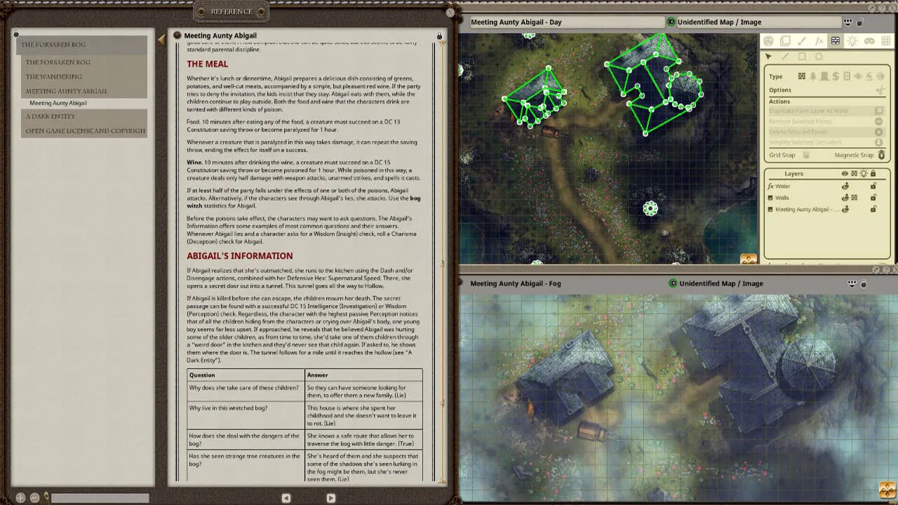 Fantasy Grounds - The Forsaken Bog Screenshot 2