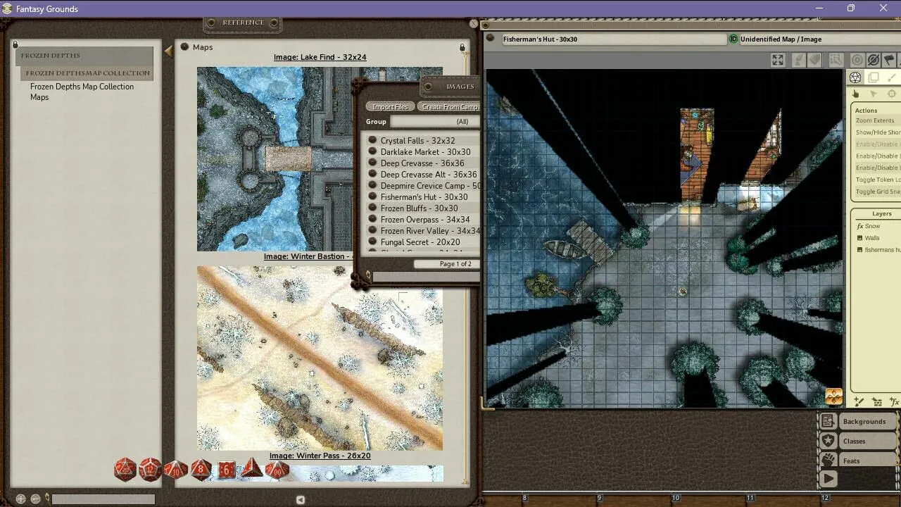 Fantasy Grounds - Frozen Depths Map Collection Screenshot 4